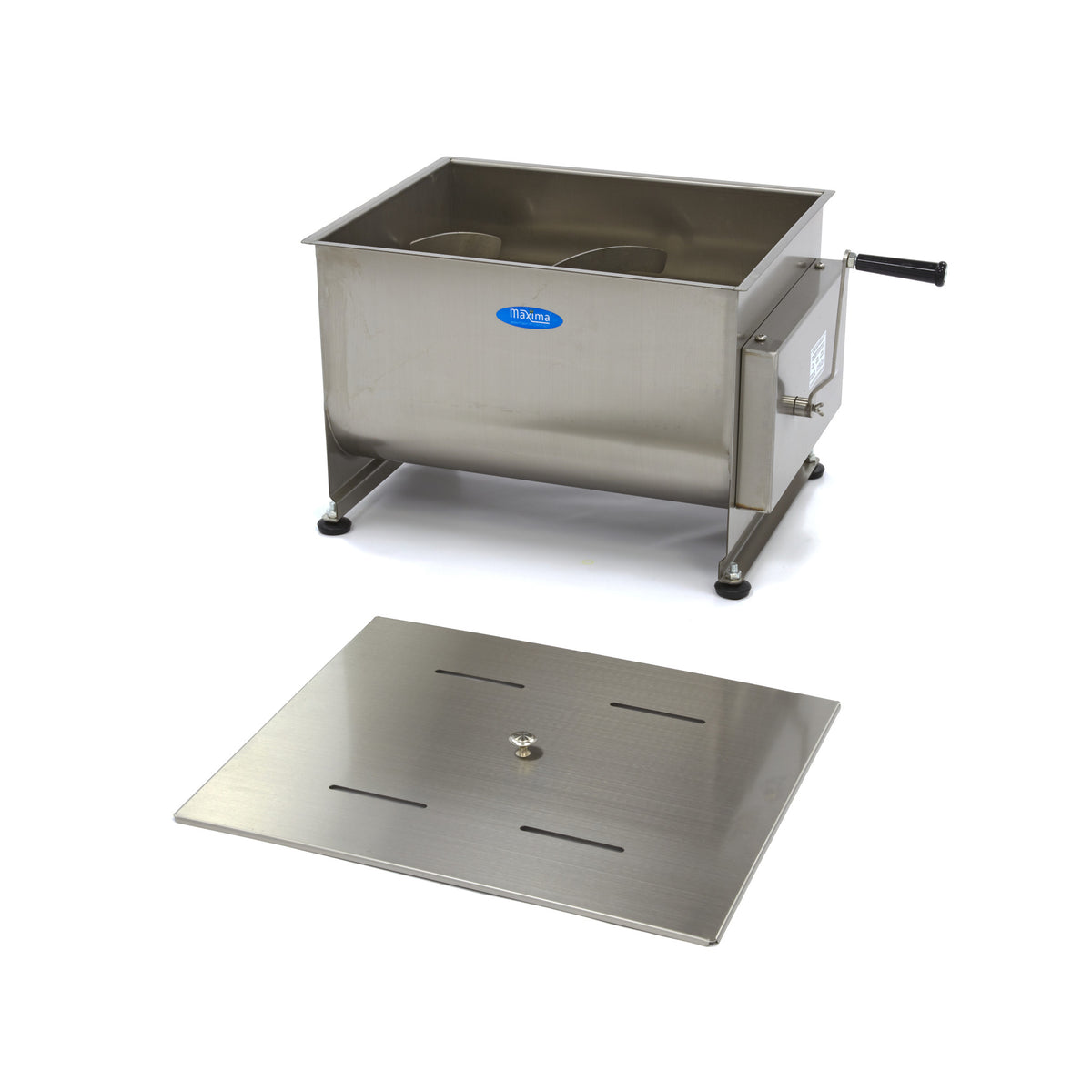 Fleischmischer - Professionell - 50L - 43kg Fleisch - Doppelwelle - Manuell