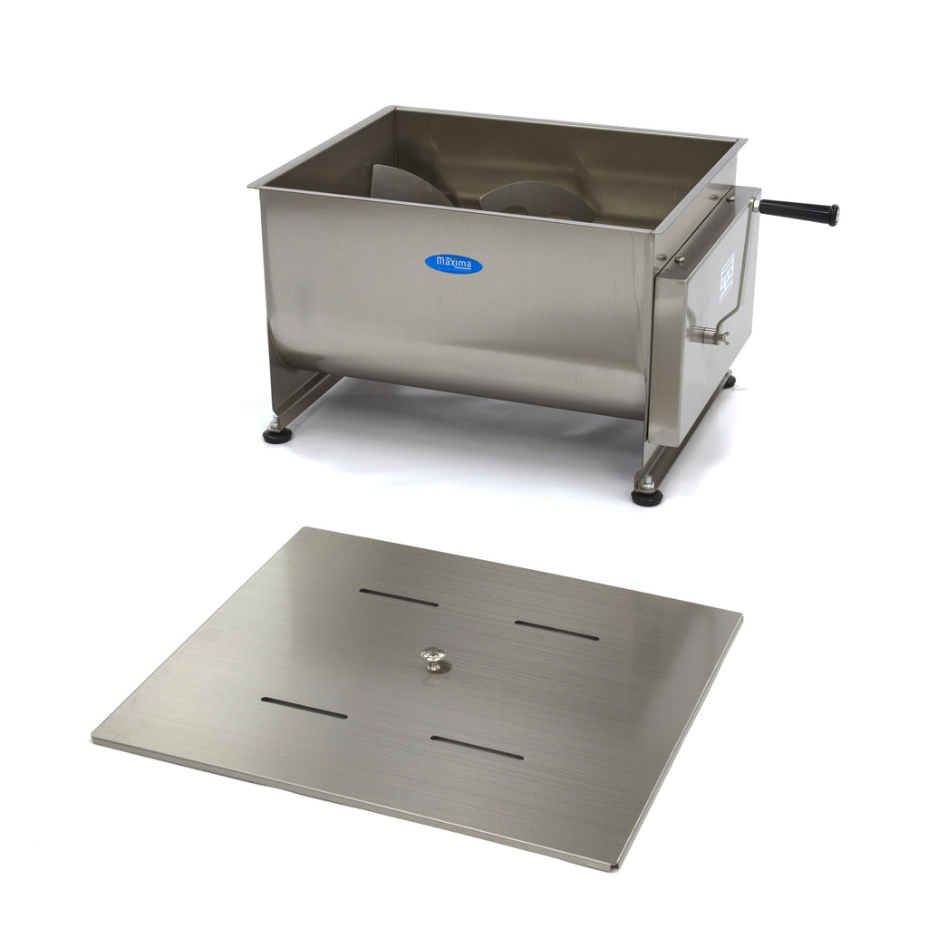Miscelatore per Carne - Professionale - 60L - 55kg di Carne - Albero Doppio - Manuale