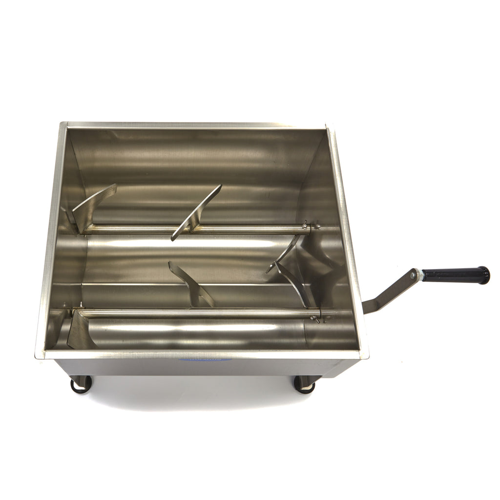 Misturador de Carne - Profissional - 40L - 35kg Carne - Eixo Duplo - Manual