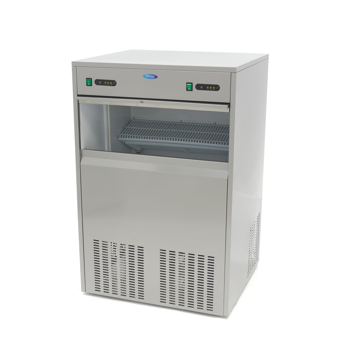 Máquina de Hielo - Profesional - 100kg/día - Cubitos de Hielo Huecos - Refrigerado por Aire