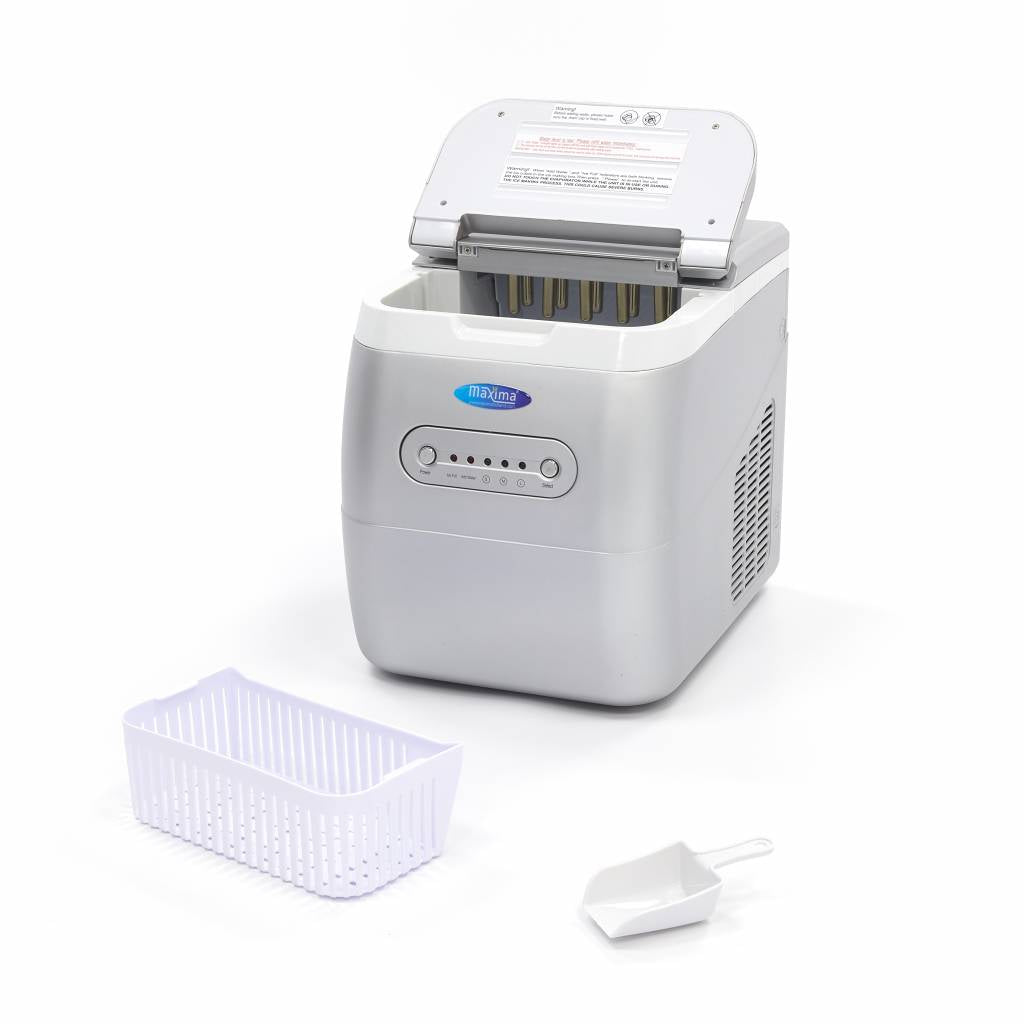 Macchina del ghiaccio - Professionale - 15kg/giorno - Cubetti cavi - Raffreddata ad aria