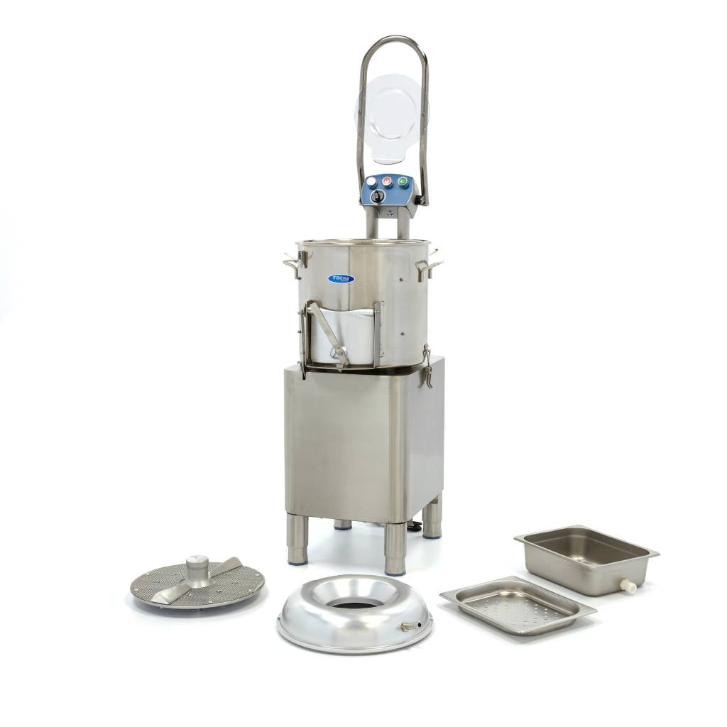 Kartoffelschälmaschine - Professionell - 20kg - 400kg/h - integrierter Timer