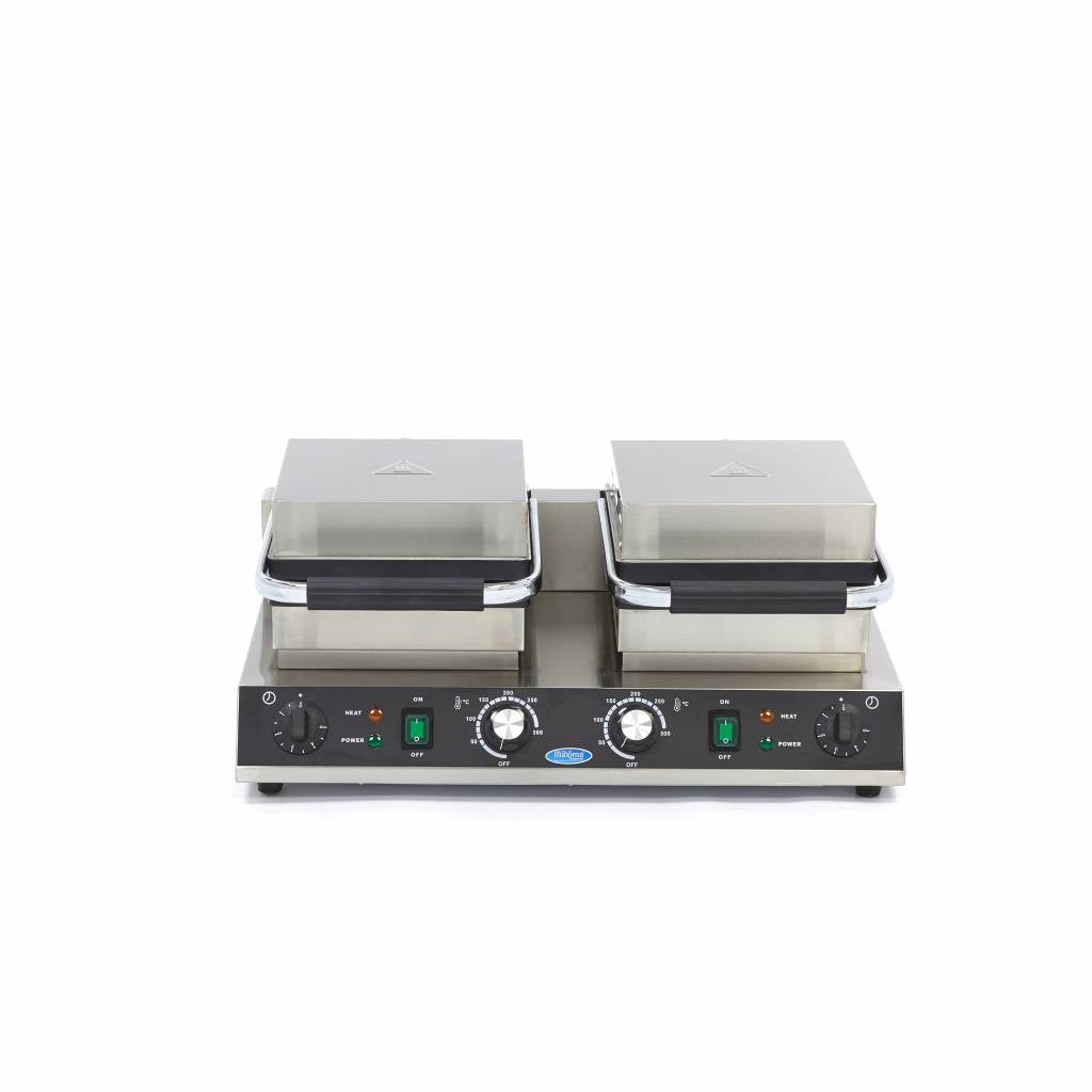 Plancha para Gofres - Profesional - 4 Piezas - Cuadrada - Doble