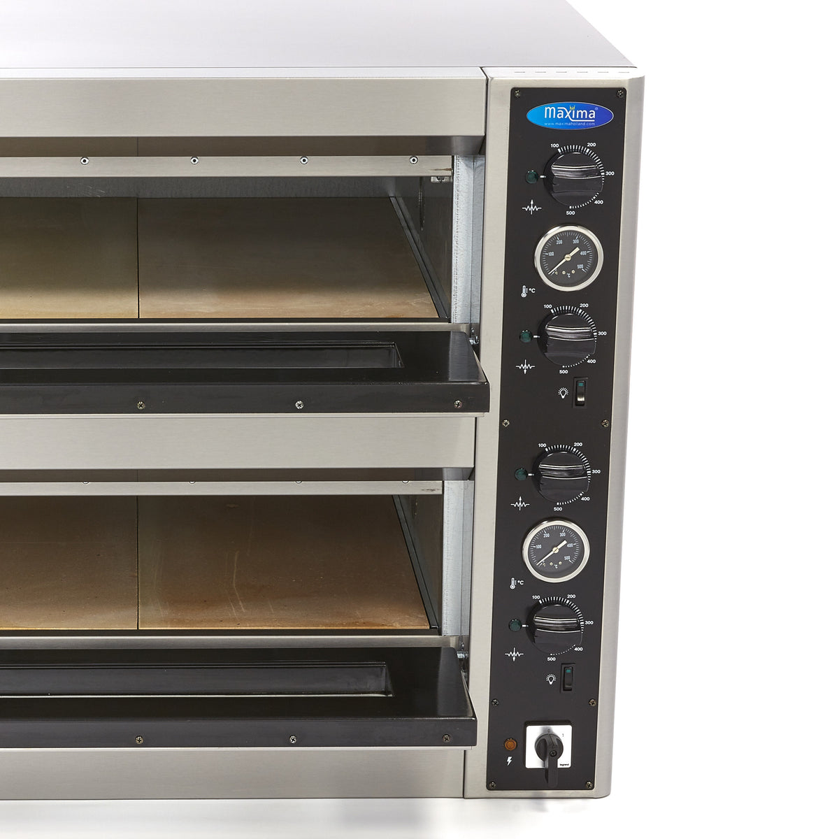 Pizzaofen - Professionell - 4 pizzas Ø30cm - Doppelkammer