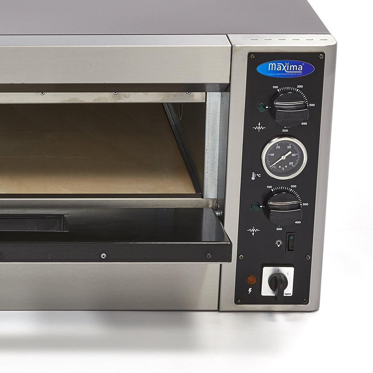 Pizzaofen - Professionell - für 6 Pizzen mit Ø30cm - 400 V