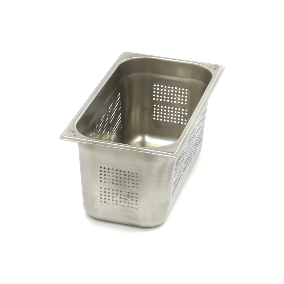 Recipiente Gastronorm - Profissional - 1/3 GN - 15cm de Profundidade - Aço Inoxidável - Perfurado
