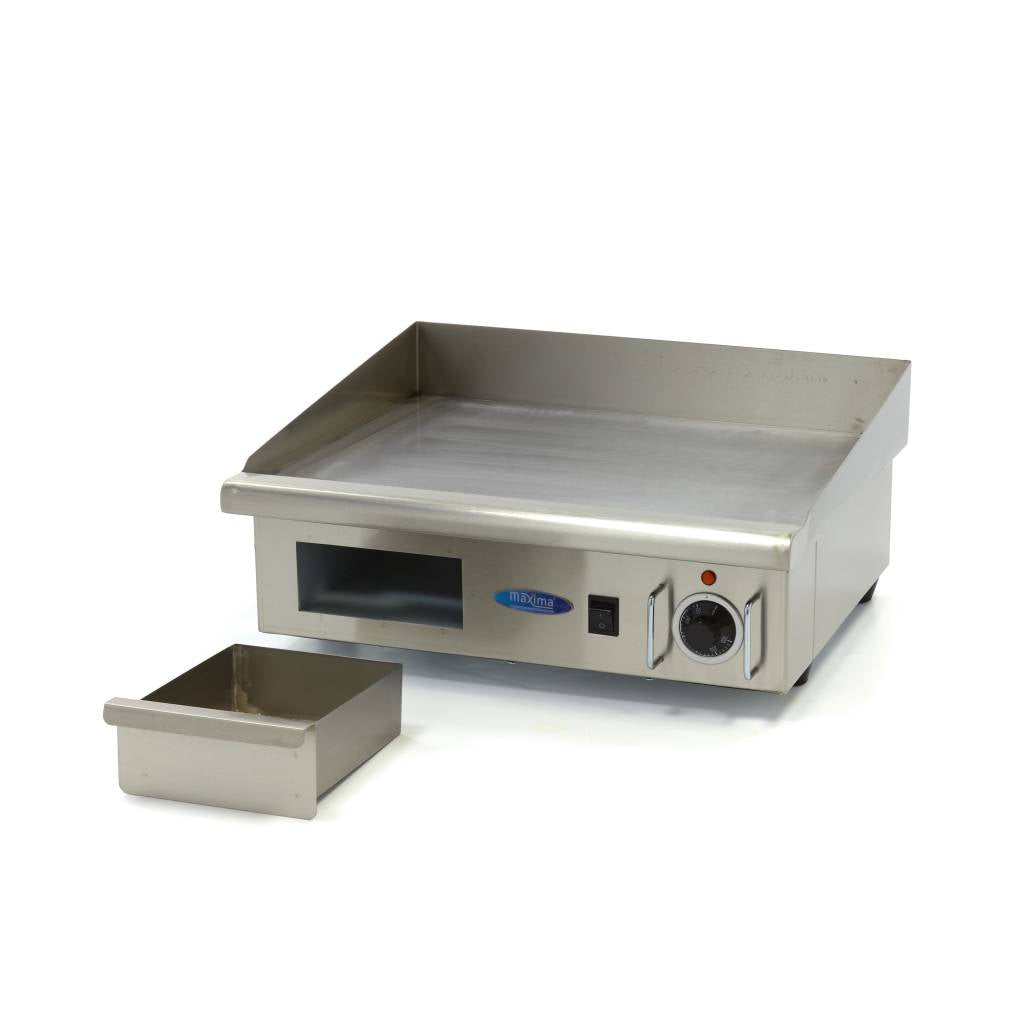 Plancha - Profesional - Liso - 55cm - incl Bandeja de Goteo