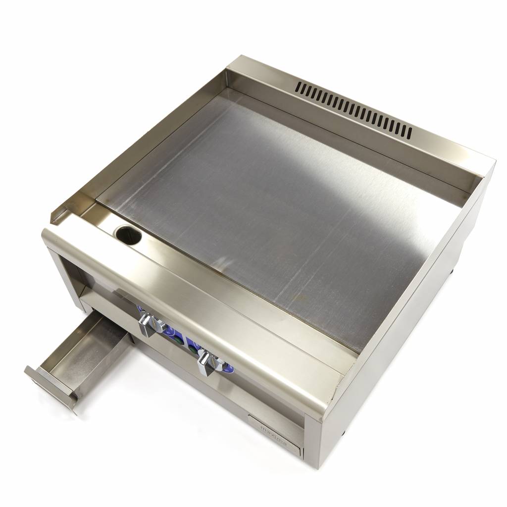 Calidad Comercial Plancha - Profesional - Liso - Unidad Doble - 60cm de Profundidad - Eléctrico - 400V