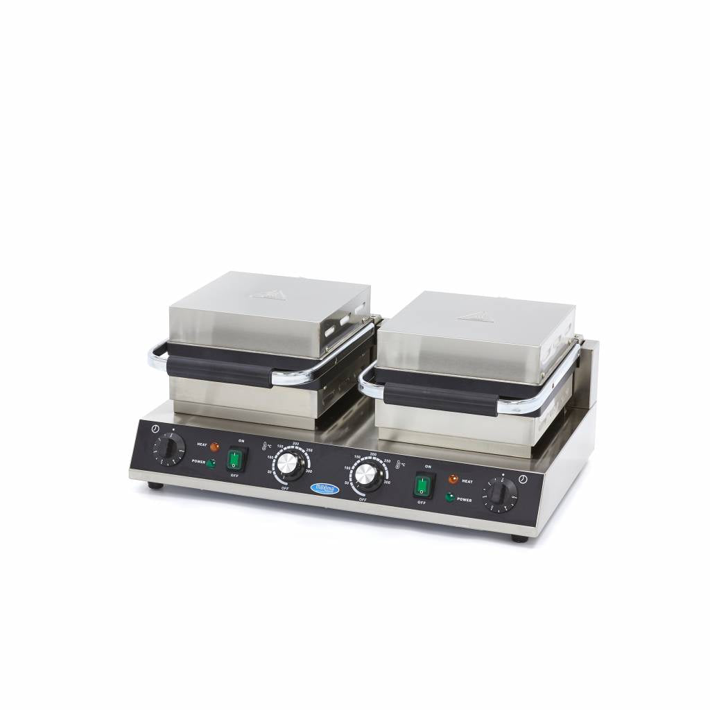 Plancha para Gofres - Profesional - 4 Piezas - Cuadrada - Doble