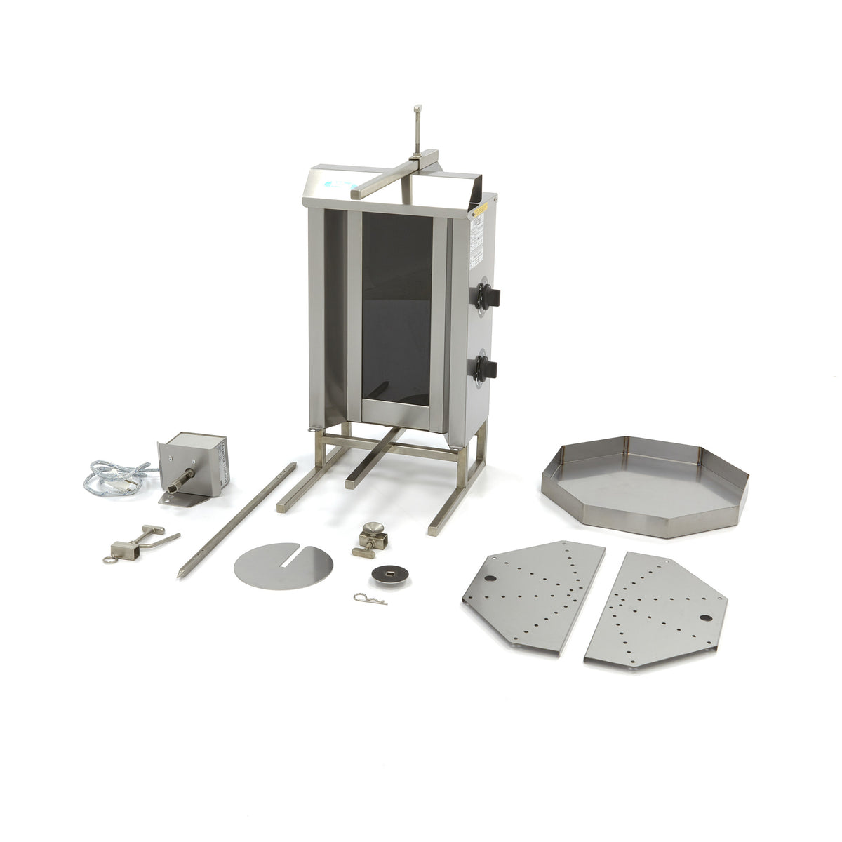 Grill per Kebab - Professionale - 2 Resistenze - 20kg Carne - Elettrico