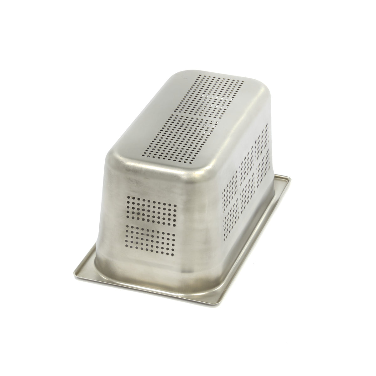 Recipiente Gastronorm - Profissional - 1/3 GN - 15cm de Profundidade - Aço Inoxidável - Perfurado