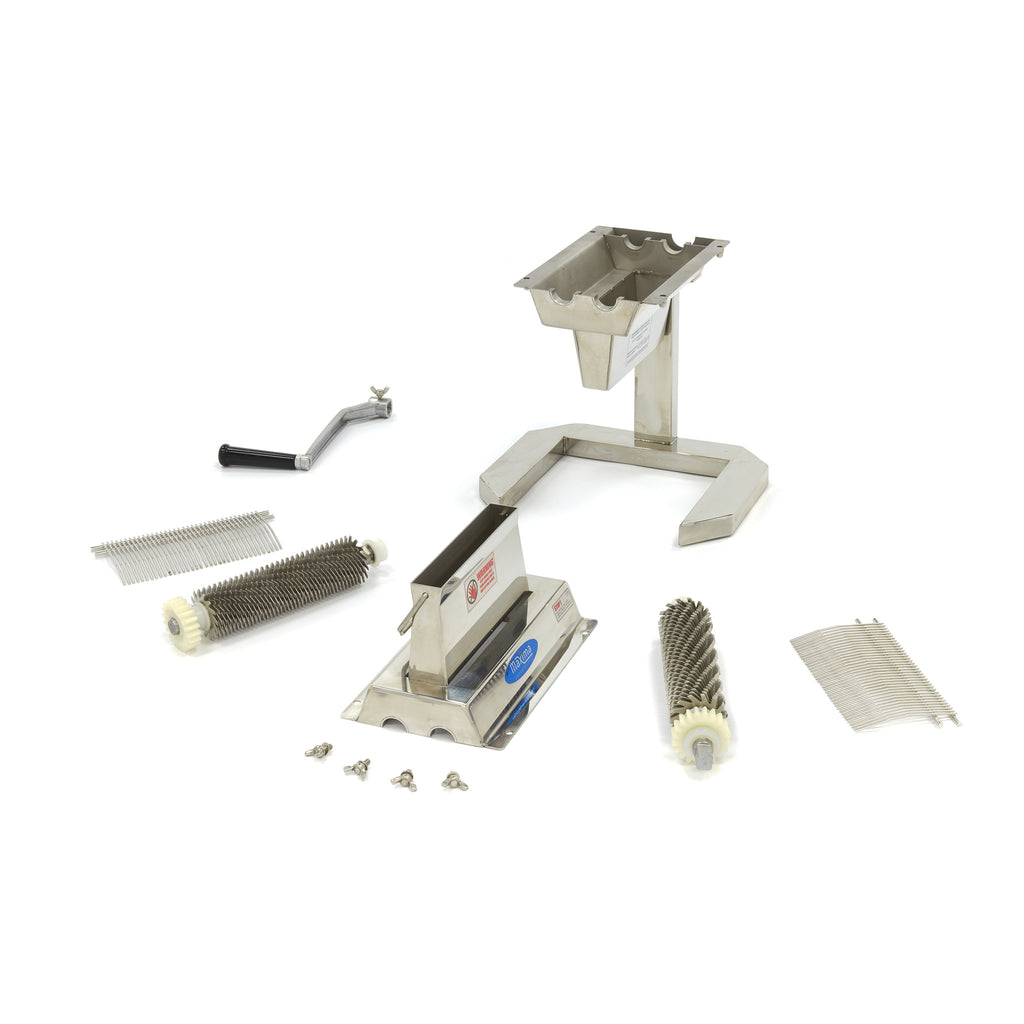 Fleischklopfer - Professionell - 2 Walzen - 37 Klingen - 17,5 x 2,5cm Eingang