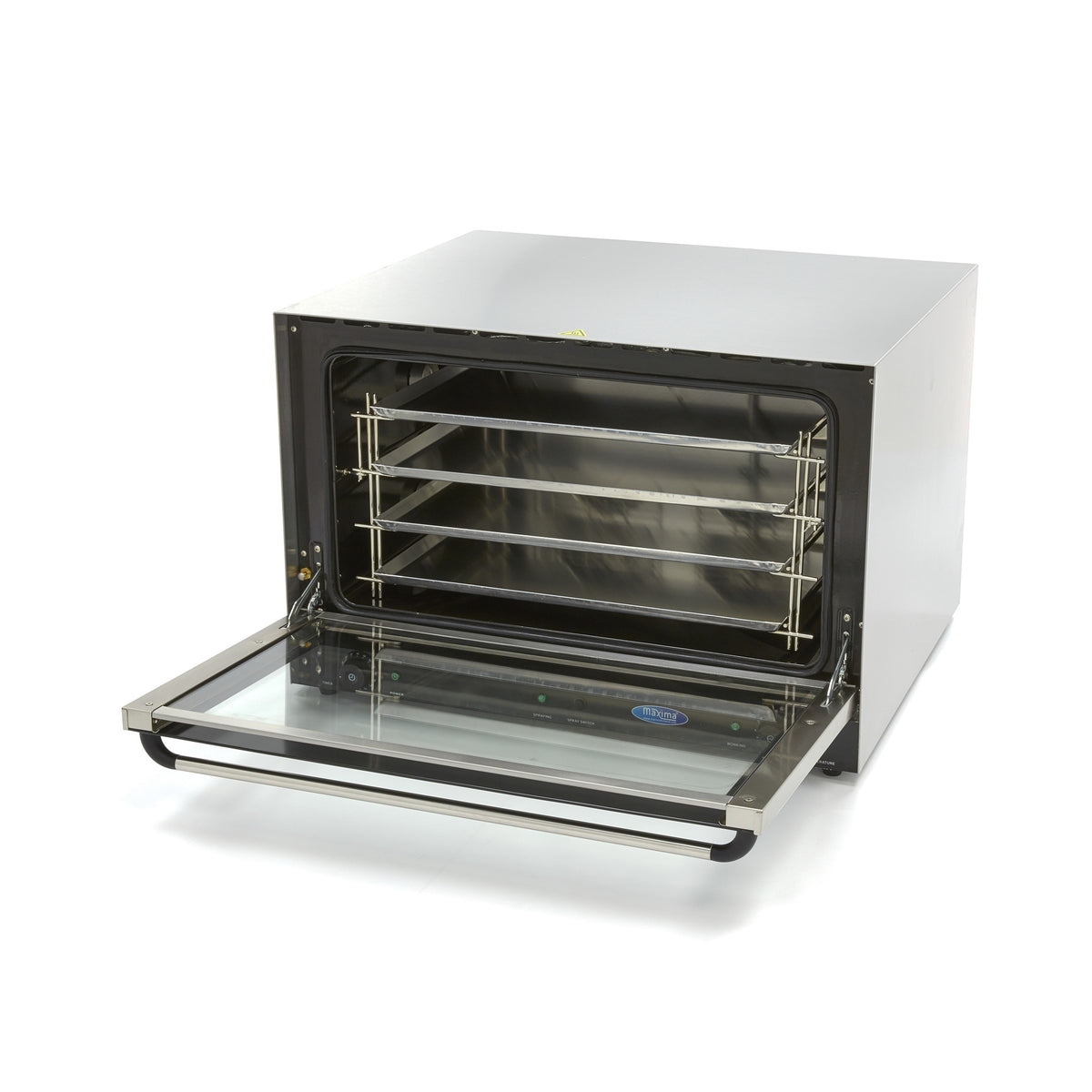 Umluftofen - Professionell - Dampf - für 4 Bleche (60 x 40cm) - Eingebauter Timer