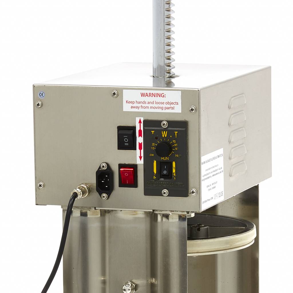 Insaccatrice - Professionale - 25L - Automatica - Verticale - Include 4 tubi di riempimento