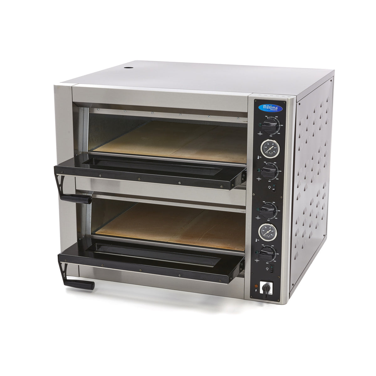 Pizzaofen - Professionell - 4 pizzas Ø30cm - Doppelkammer