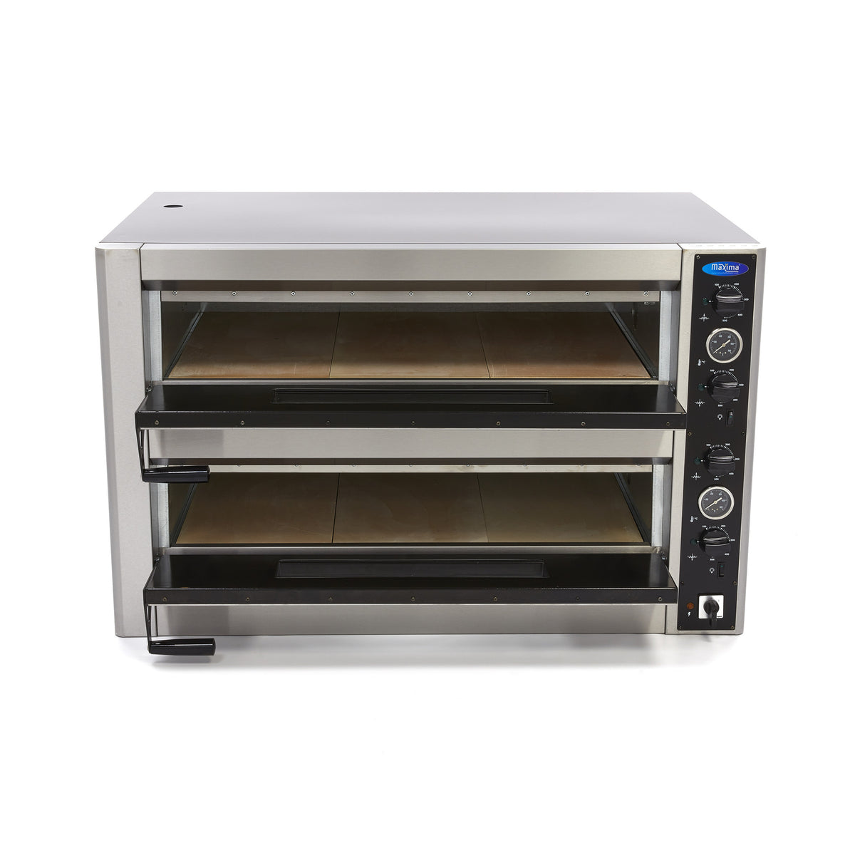Pizzaofen - Professionell - für 12 Pizzen mit Ø30cm - Doppeletage