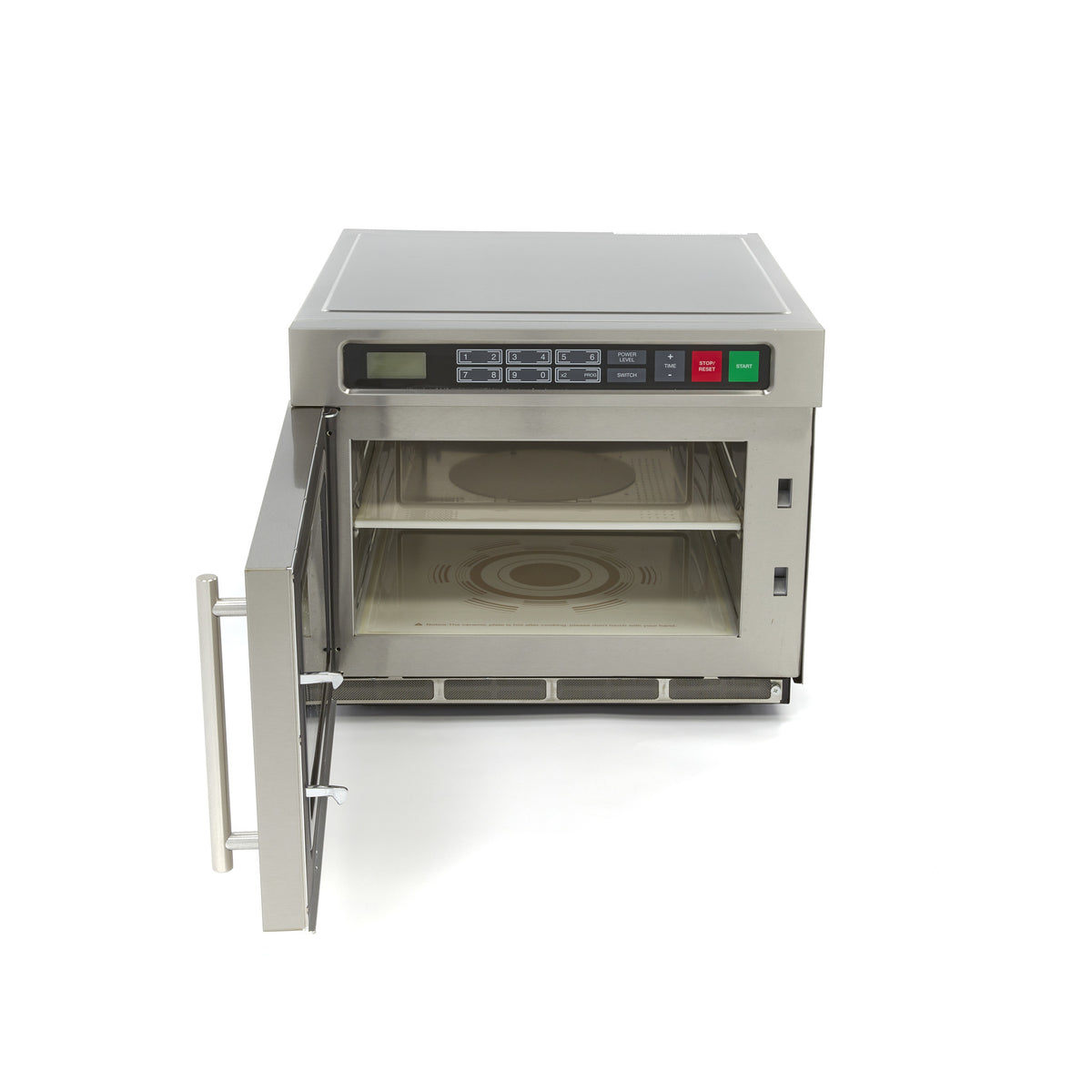 Microondas - Profesional - 1800W - 20 Programas - Platos hasta Ø36cm - 2 Estantes