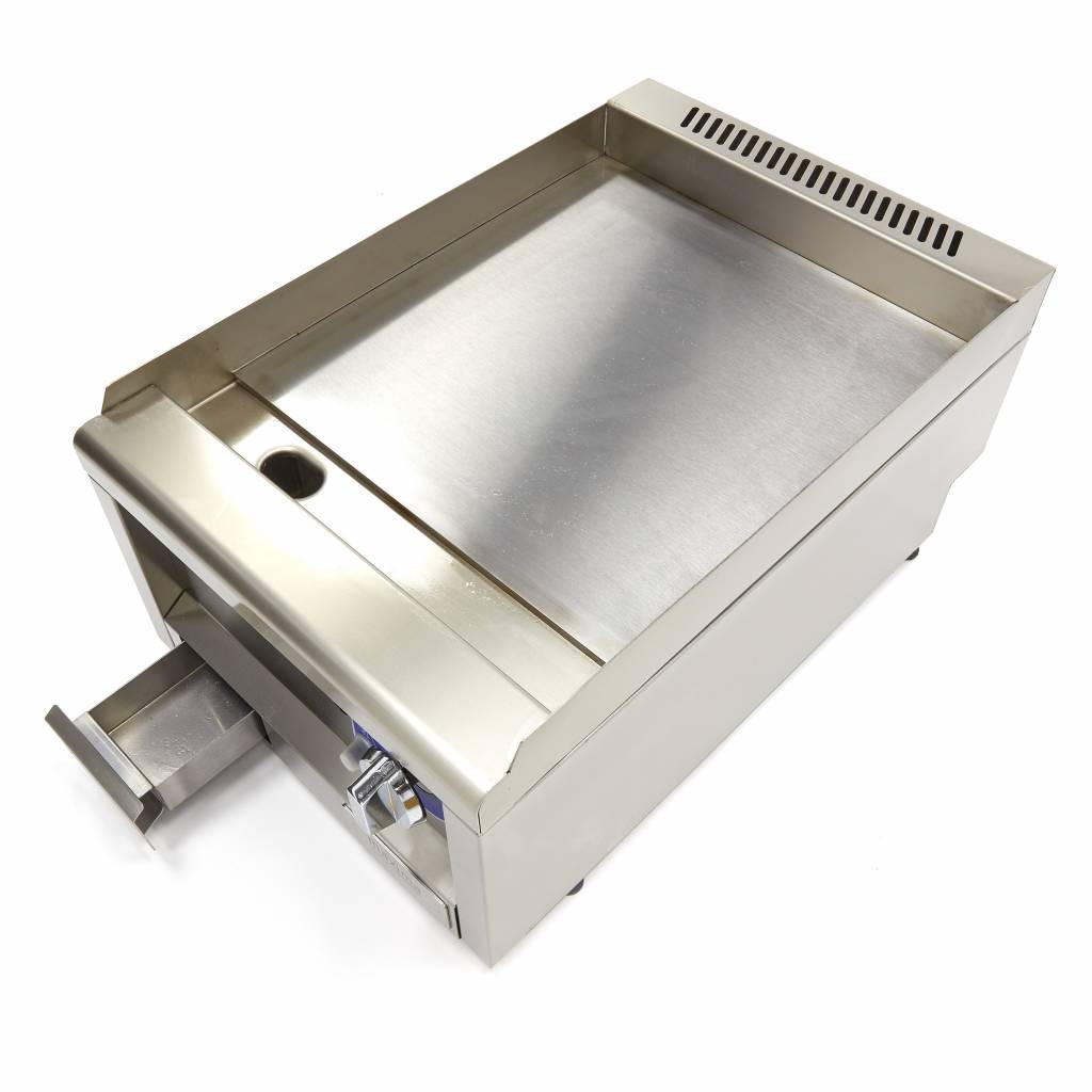 Calidad Comercial Plancha - Profesional - Liso - Unidad Individual - 60cm de Profundidad - Gas