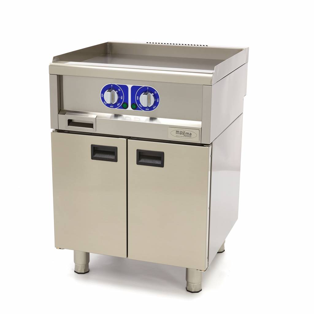 Calidad Comercial Plancha - Profesional - Liso - Unidad Doble - 60cm de Profundidad - Eléctrico - 400V