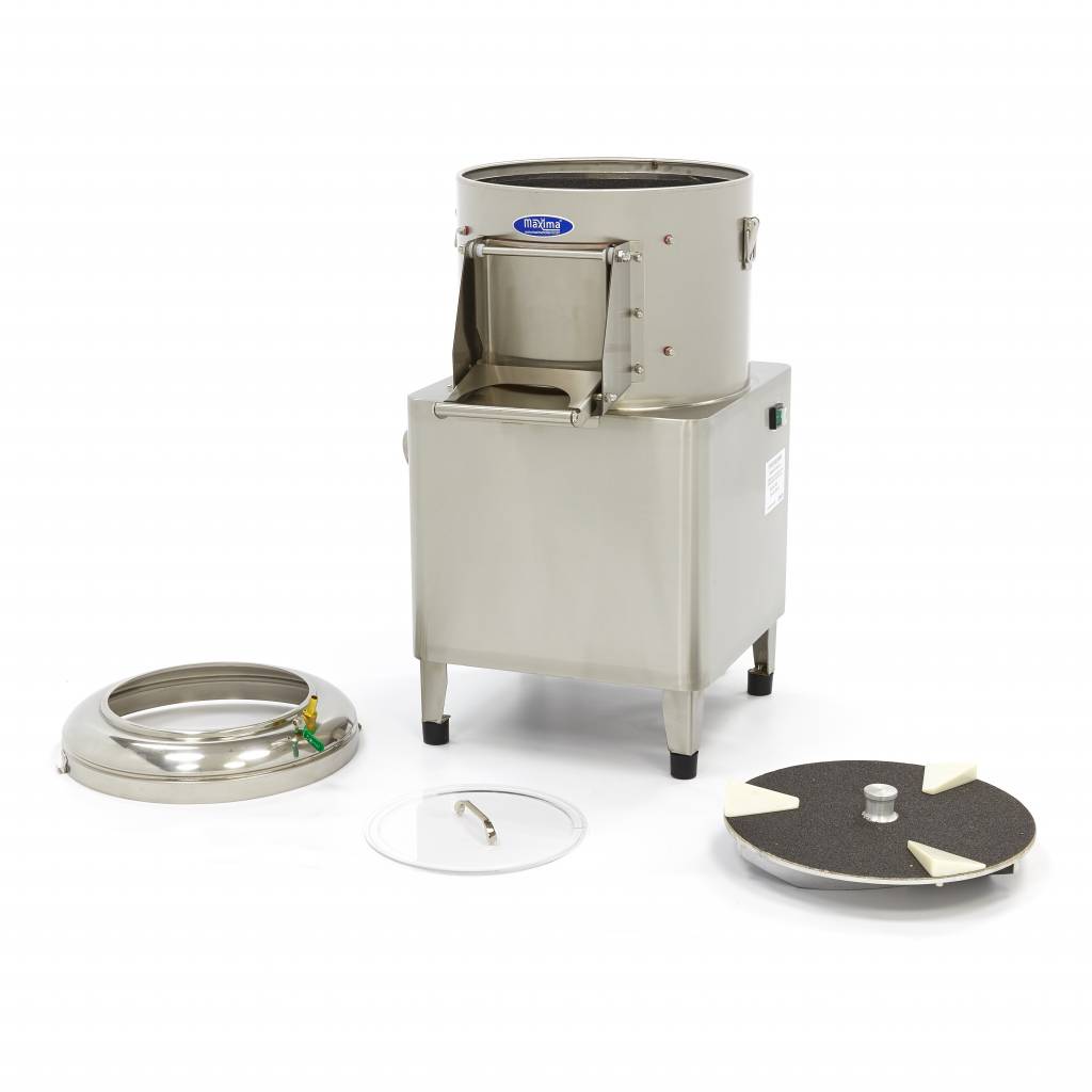 Aardappelschilmachine - Professioneel - 8kg - 160kg/h
