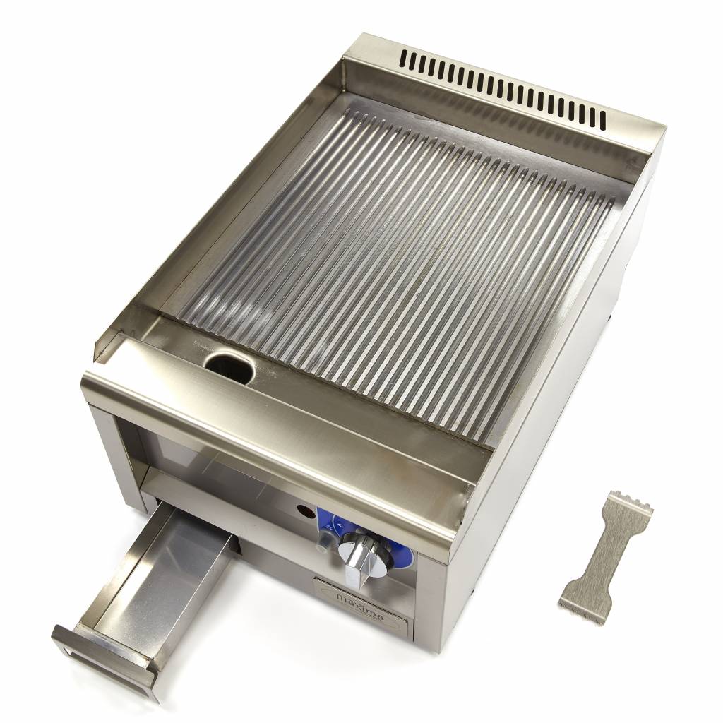 Calidad Comercial Plancha - Profesional - Ranurado - Unidad Individual - 60cm de Profundidad - Gas