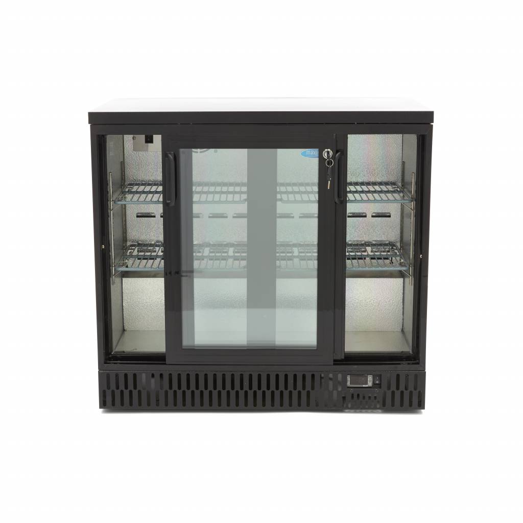 Frigorífico para Bebidas - Profesional - 2 Puertas Correderas - 4 Estantes Ajustables