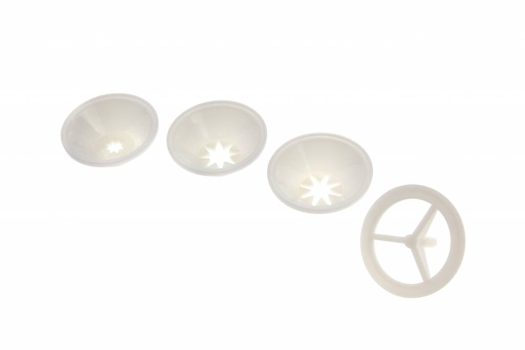 Macchina per churros - Professionale - Stampi per churros - set da 4 pezzi