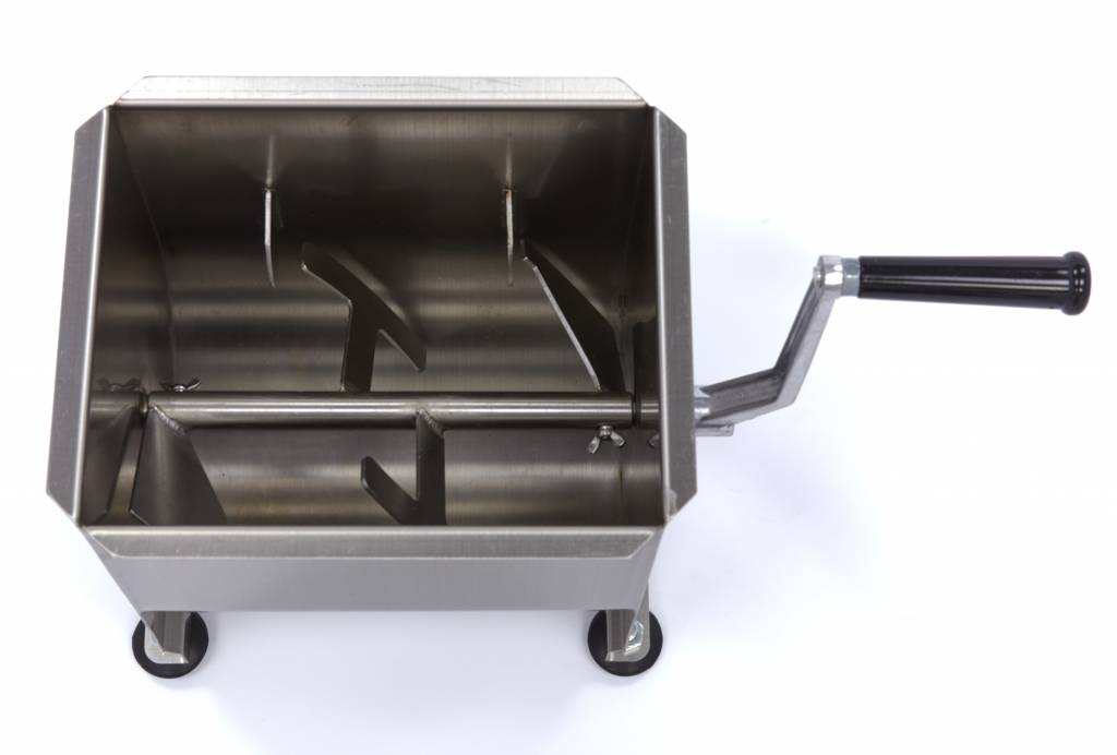 Fleischmischer - Professionell - 10L - 7,5kg Fleisch - Einzelwelle - Manuell