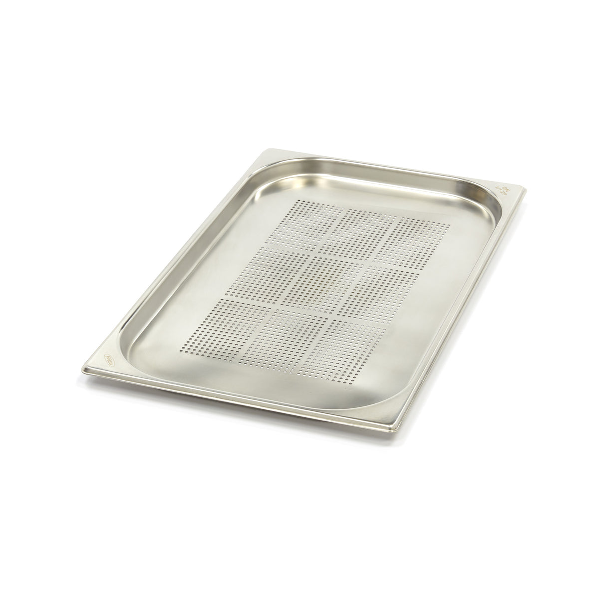 Contenitore Gastronorm - Professionale - 1/1 GN - 2cm di Profondità - Acciaio Inox - Forato