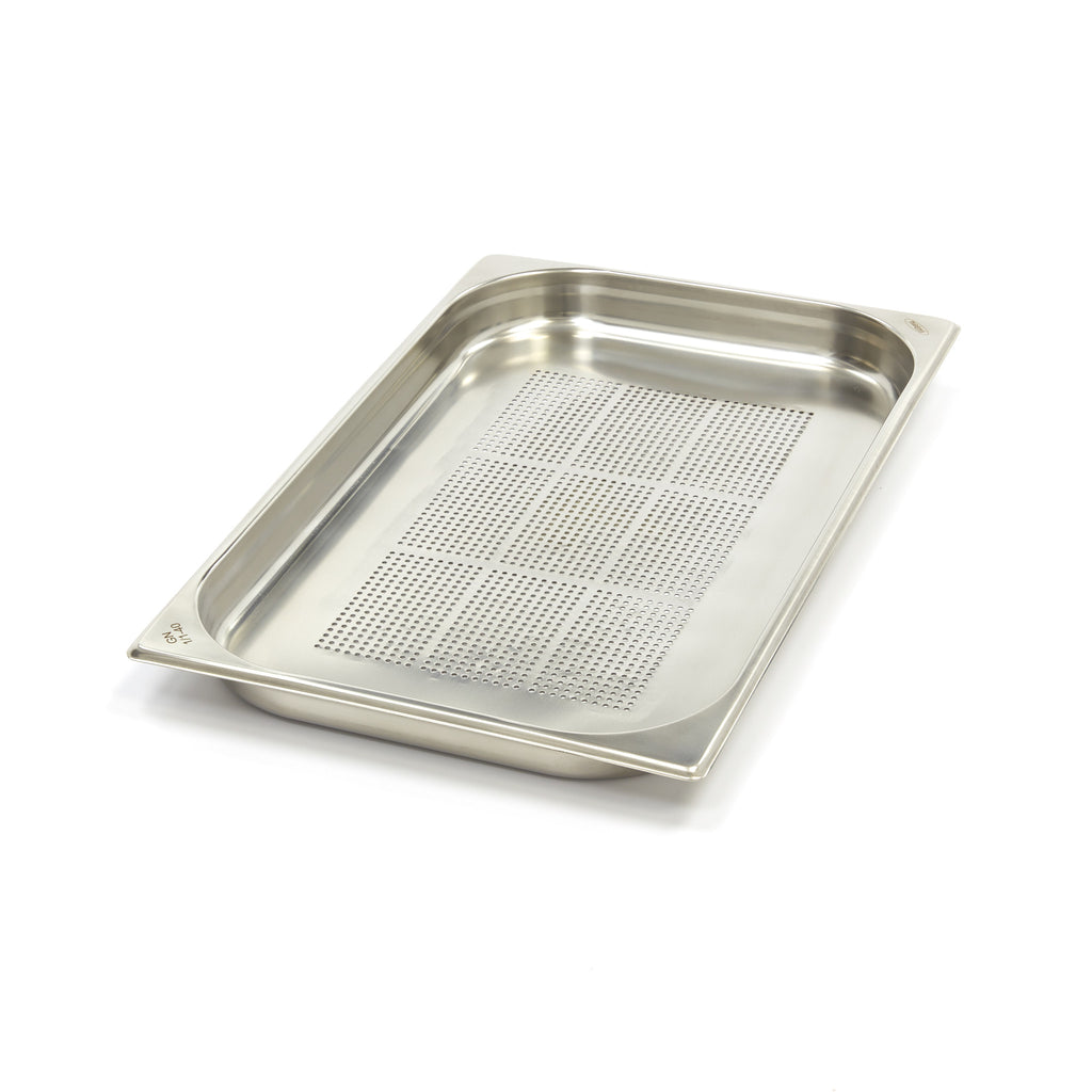 Gastronorm-Behälter - Professionell - 1/1 GN - 4cm Tiefe - Edelstahl - Gelocht