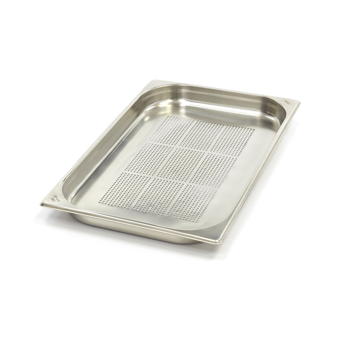 Gastronorm-Behälter - Professionell - 1/1 GN - 4cm Tiefe - Edelstahl - Gelocht