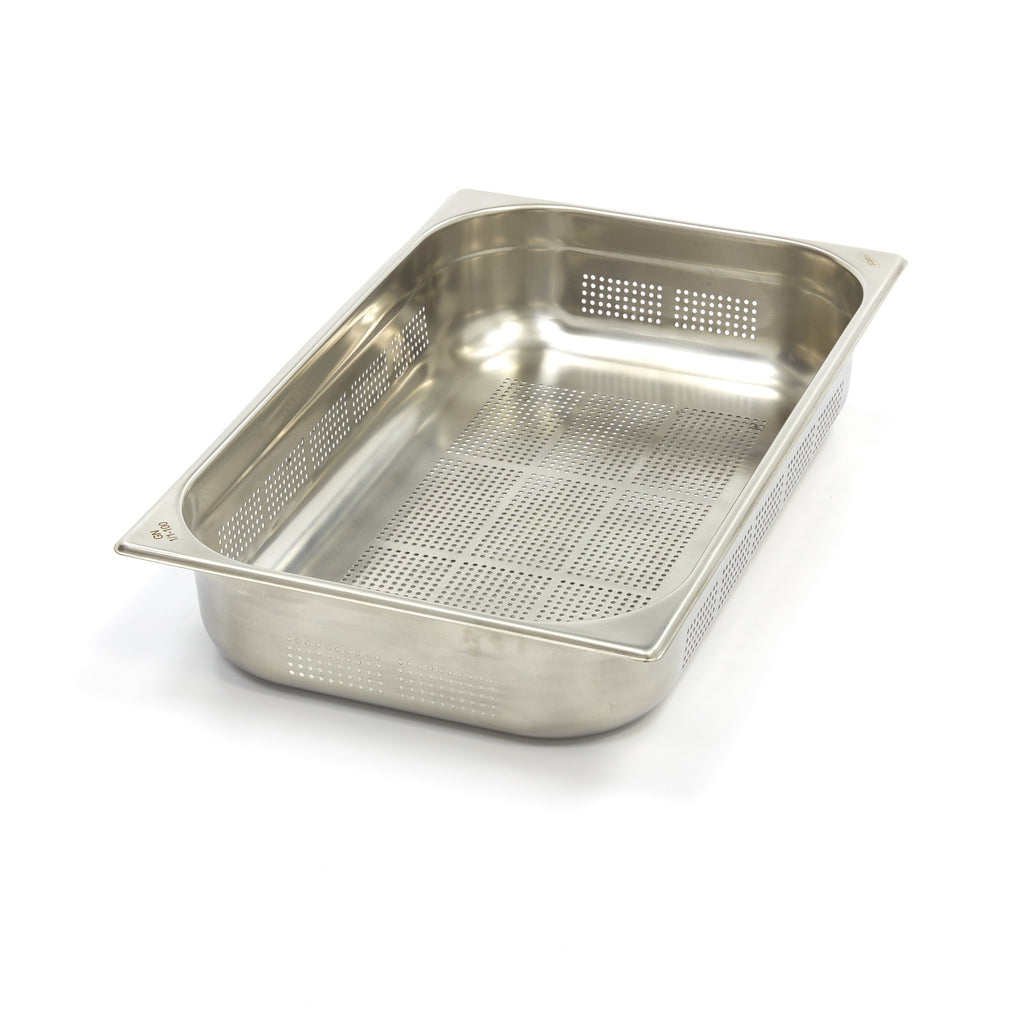Gastronorm-Behälter - Professionell - 1/1 GN - 10cm Tiefe - Edelstahl - Gelocht