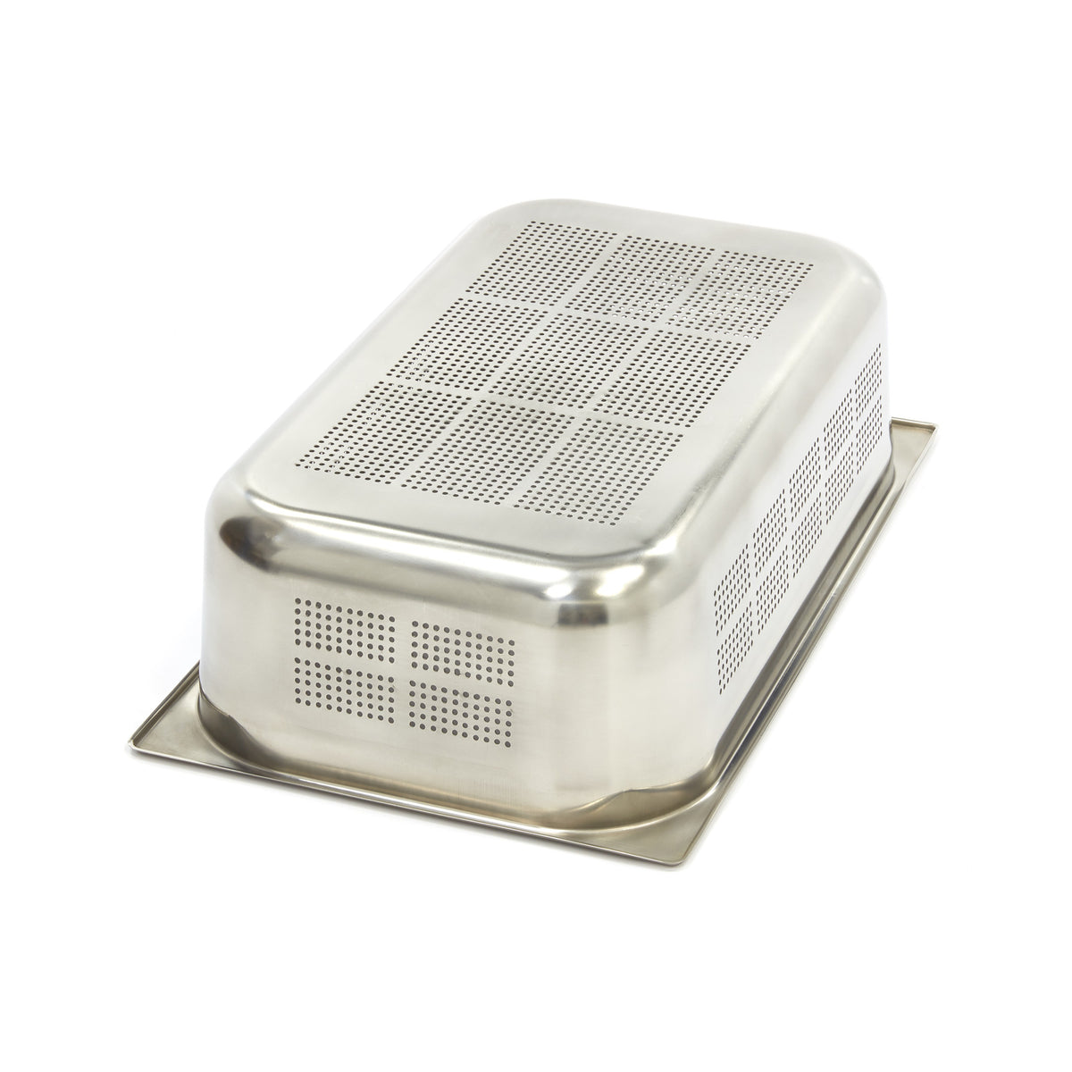 Gastronorm-Behälter - Professionell - 1/1 GN - 15cm Tiefe - Edelstahl - Gelocht