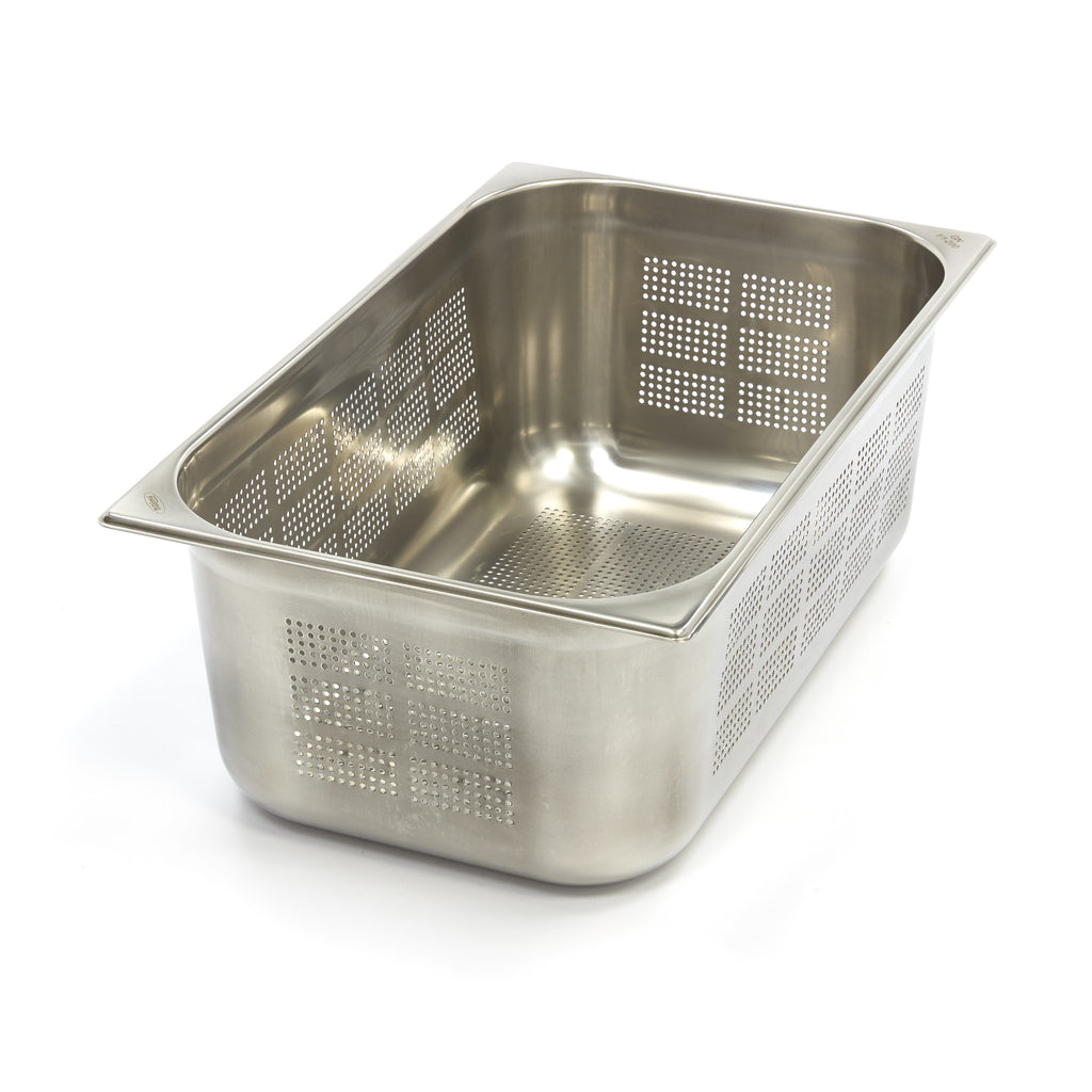 Gastronorm-Behälter - Professionell - 1/1 GN - 20cm Tiefe - Edelstahl - Gelocht