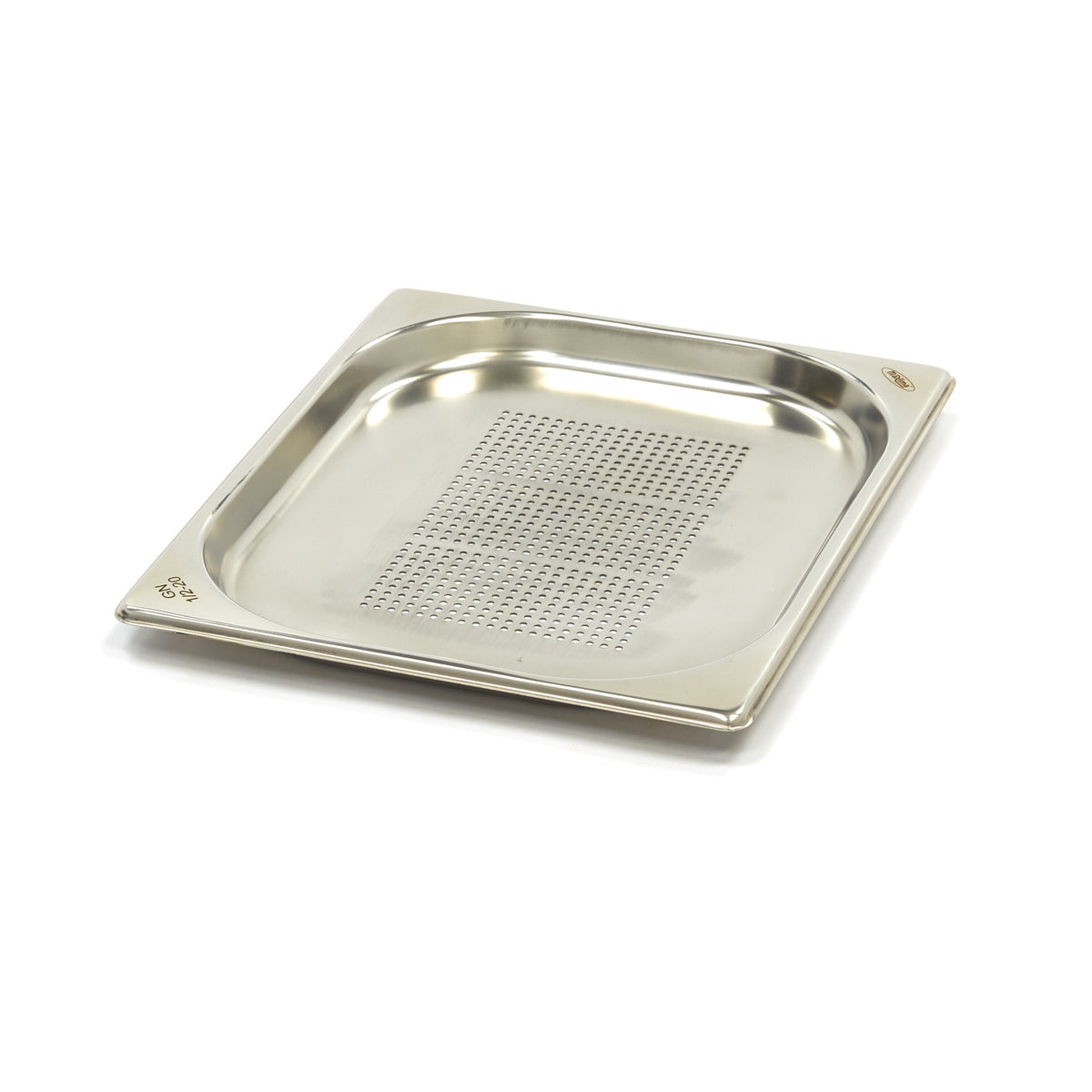 Gastronorm-Behälter - Professionell - 1/2 GN - 2cm Tiefe - Edelstahl - Gelocht