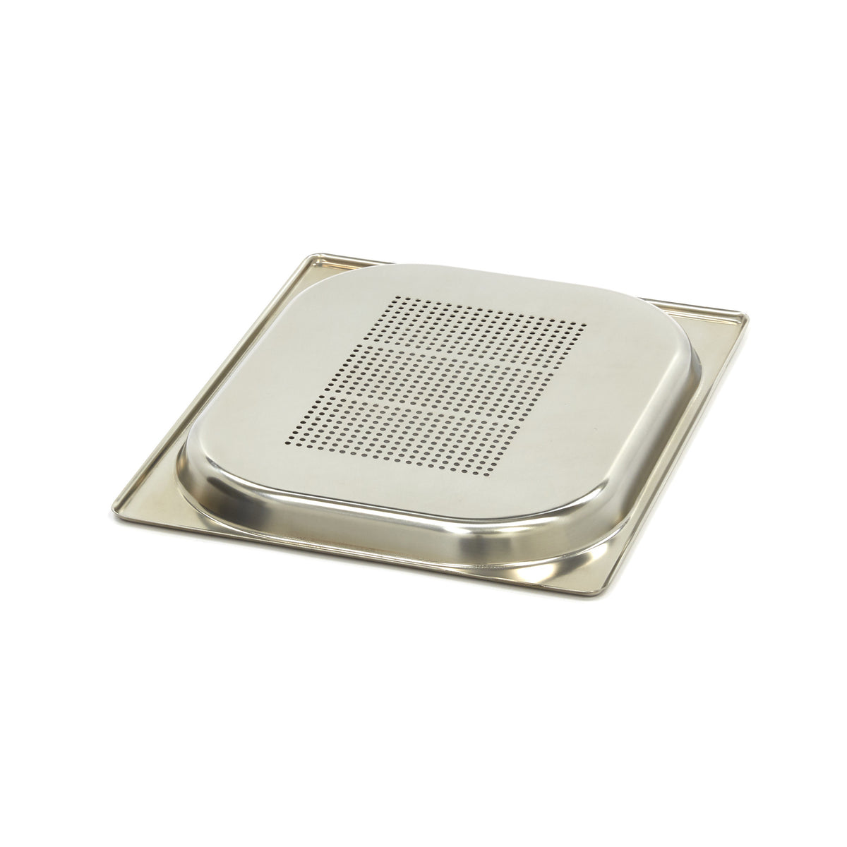 Gastronorm-Behälter - Professionell - 1/2 GN - 2cm Tiefe - Edelstahl - Gelocht