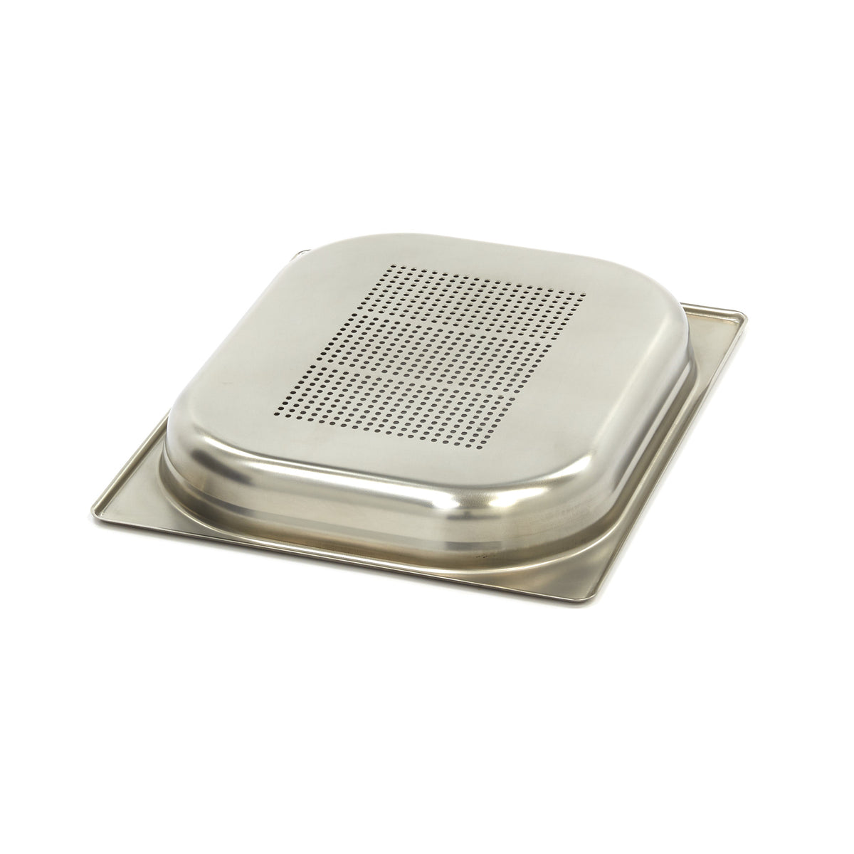 Contenitore Gastronorm - Professionale - 1/2 GN - 4cm di Profondità - Acciaio Inox - Forato
