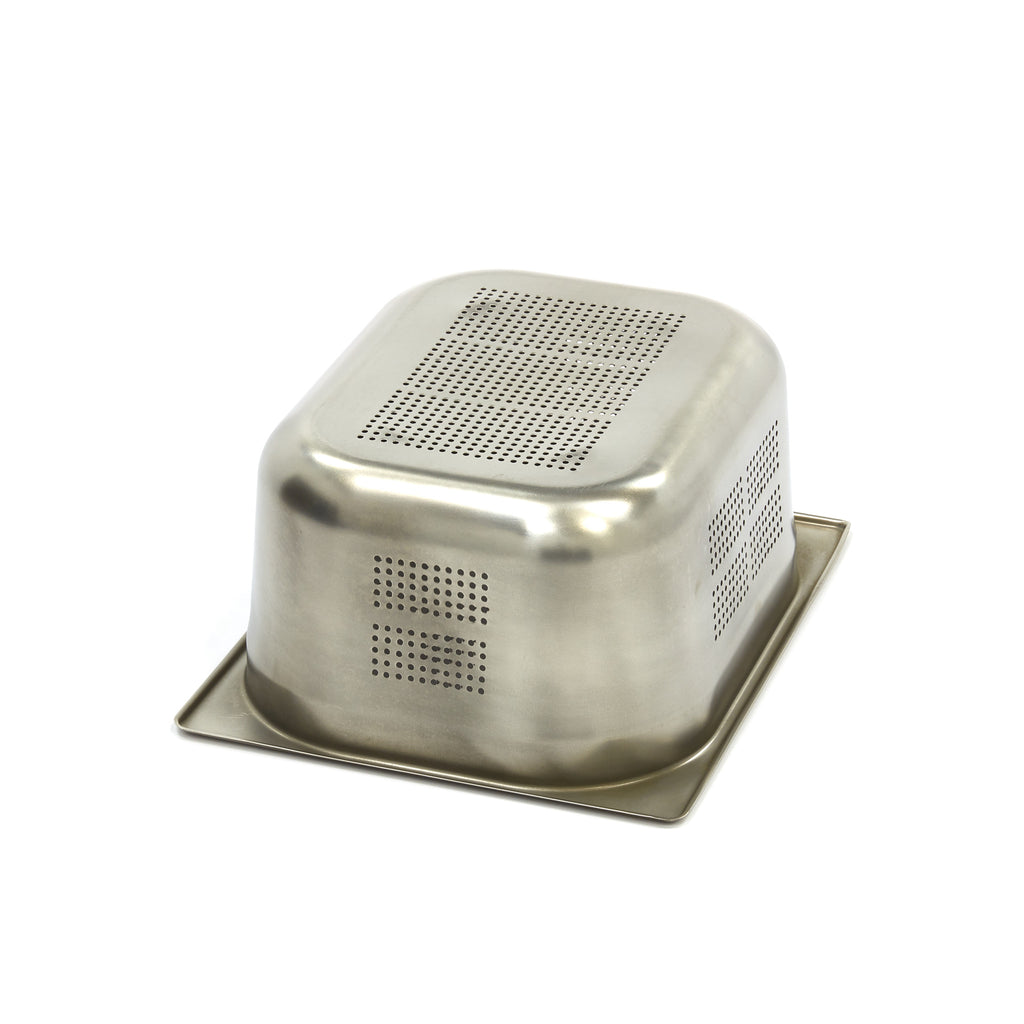 Contenedor Gastronorm - Profesional - 1/2 GN - 15cm de Profundidad - Acero Inoxidable - Perforado