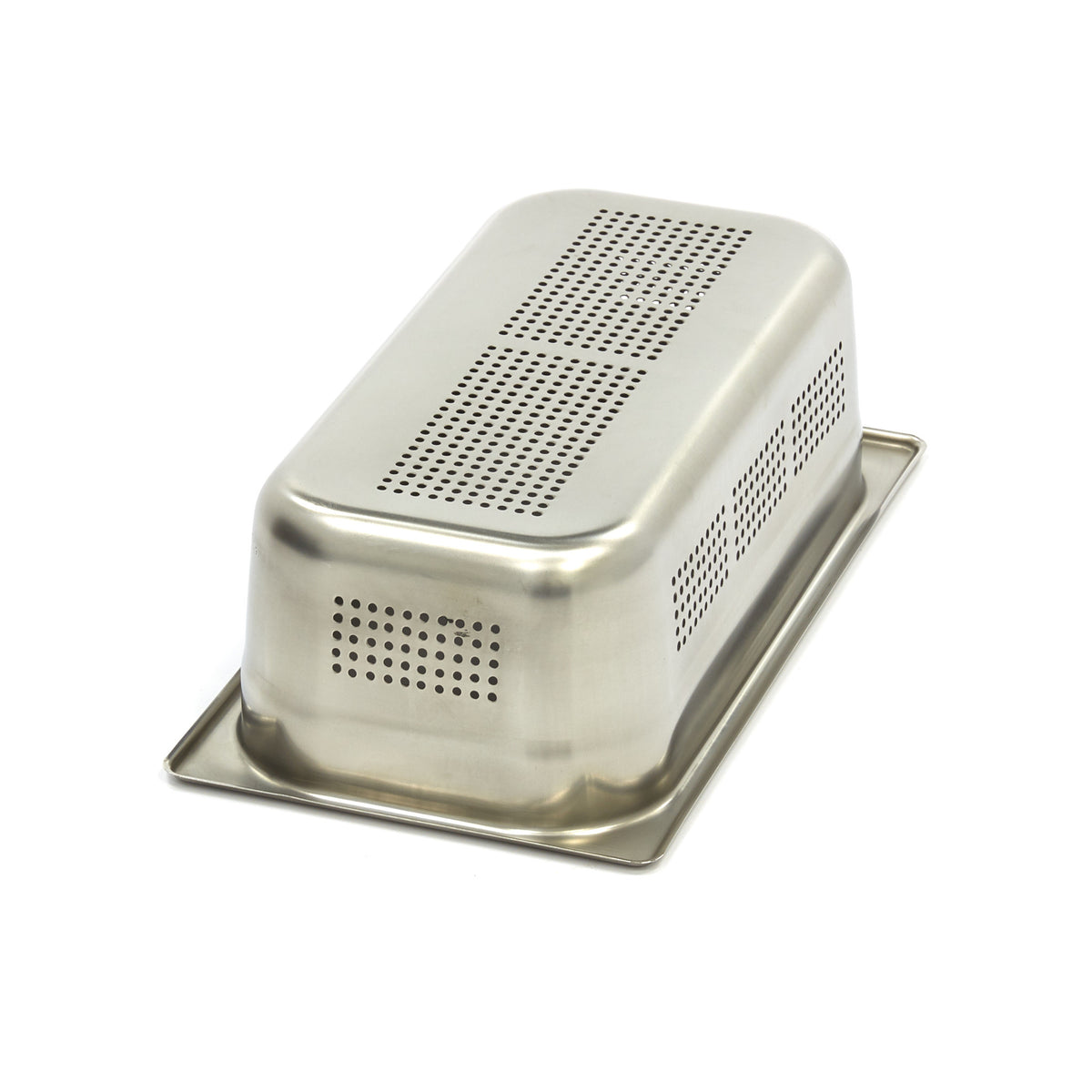 Contenedor Gastronorm - Profesional - 1/3 GN - 10cm de Profundidad - Acero Inoxidable - Perforado