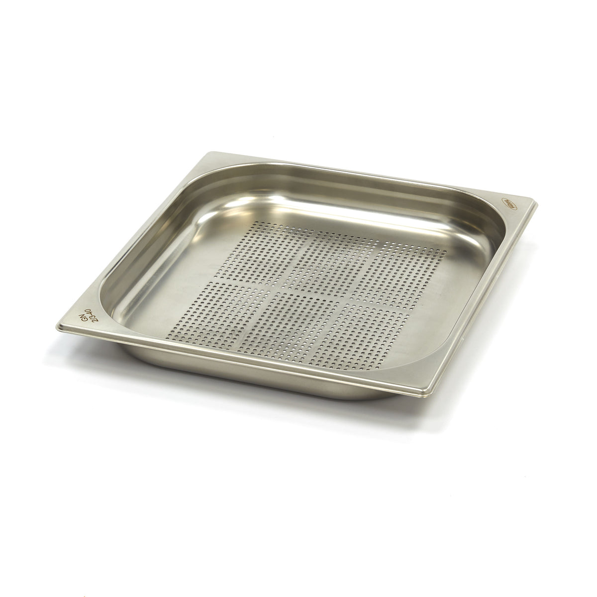 Gastronorm-Behälter - Professionell - 2/3 GN - 4cm Tiefe - Edelstahl - Gelocht