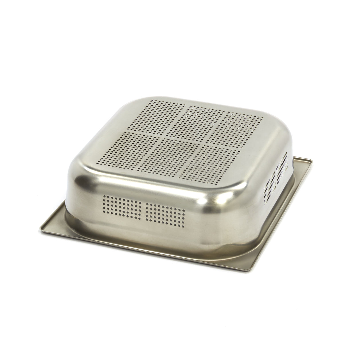 Gastronorm-Behälter - Professionell - 2/3 GN - 10cm Tiefe - Edelstahl - Gelocht