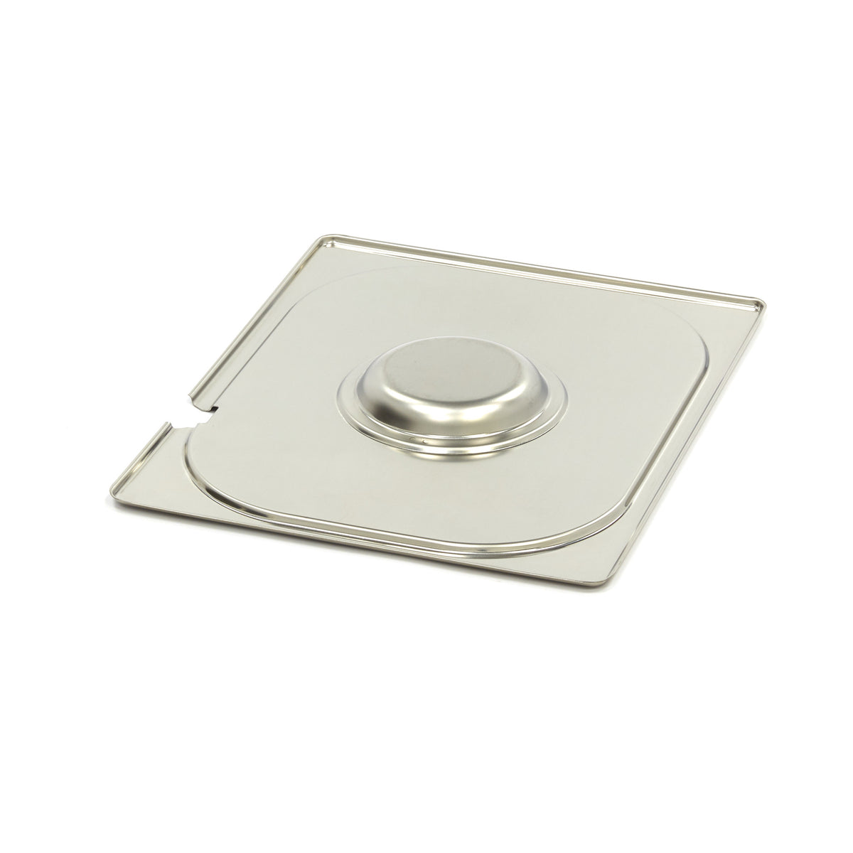 Gastronorm-Deckel - Professionell - 1/2 GN - Edelstahl - Mit Aussparung