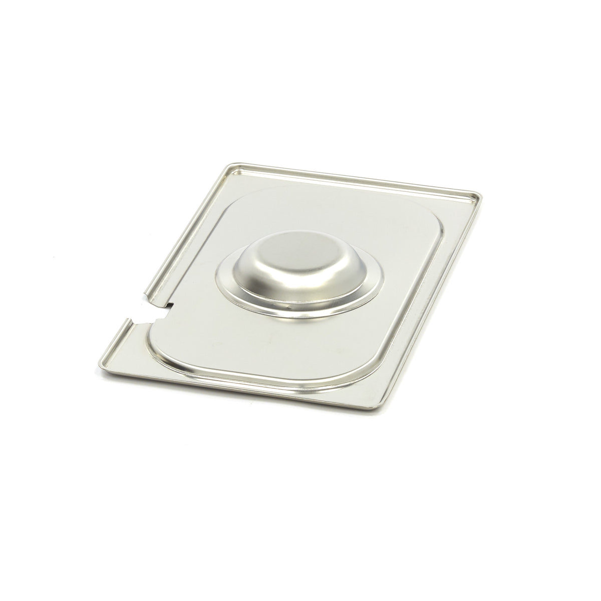 Tapa Gastronorm - Profesional - 1/4 GN - Acero Inoxidable - Con Escotadura