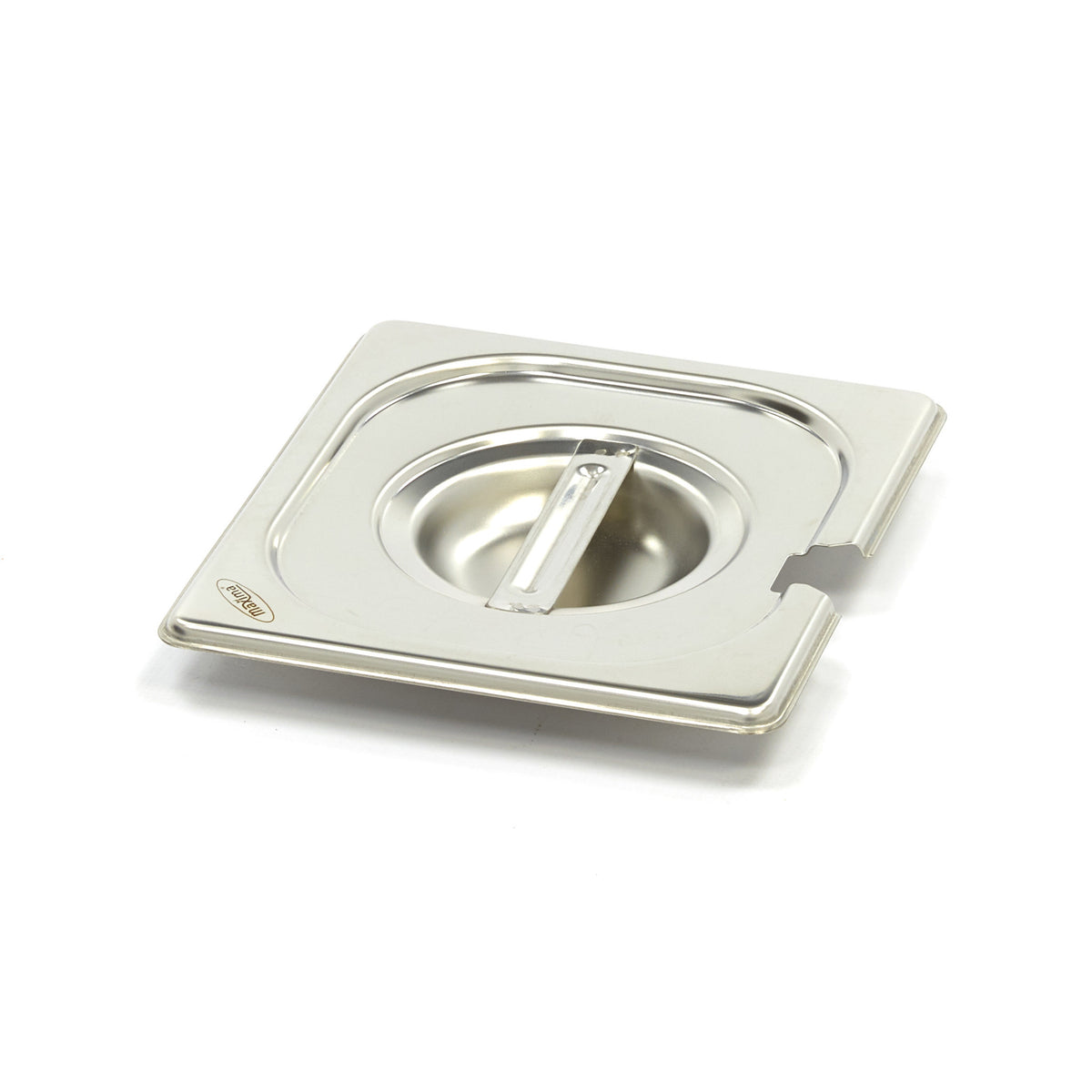 Gastronorm-Deckel - Professionell - 1/6 GN - Edelstahl - Mit Aussparung