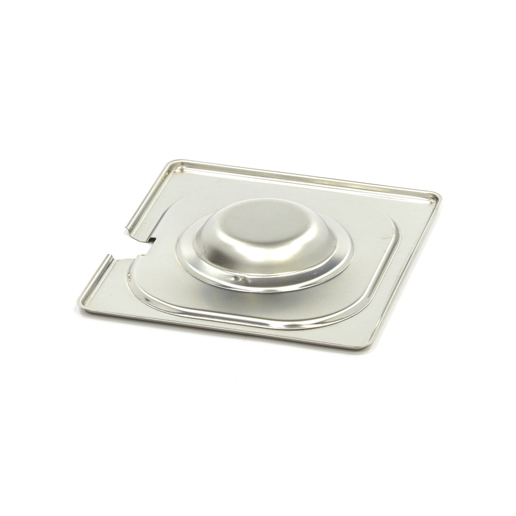 Gastronorm-Deckel - Professionell - 1/6 GN - Edelstahl - Mit Aussparung