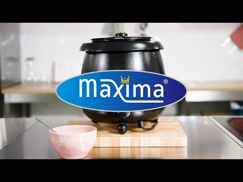 Suppenwärmer - Professionell - 10 l - herausnehmbarer Innentopf - mit Schöpfkellen-Aussparung