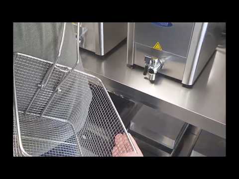 Friggitrice - Professionale - 16L - 1 Cestello - con Rubinetto di Scarico