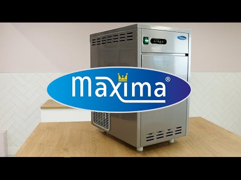 Macchina del ghiaccio - Professionale - 30kg/giorno - Tritato/in scaglie - Raffreddata ad acqua