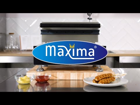 Waffeleisen - Professionell - 6 Riegel - Corn Dogs - Diamantmuster