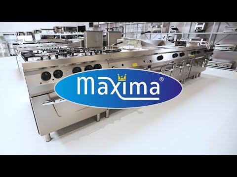 Heavy-Duty-Gasherd - Professionell - 4 Brenner - Doppeleinheit - 70cm tief - 36kW - Gas mit Elektrobackofen
